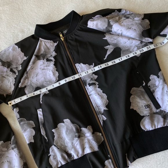 Albion Peony Floral Bomber Jacket medium - Picture 14 of 16
